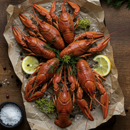 Услуга варки раков по классическому рецепту (1 кг)