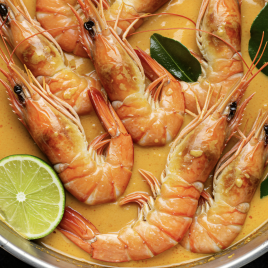 Креветки Королевские в соусе Том-ям