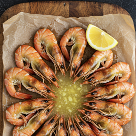 Креветки Северные «Жарка в Сливочном масле с чесноком»